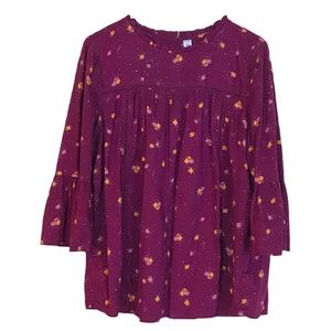 Old Navy Top, floral boho, Large